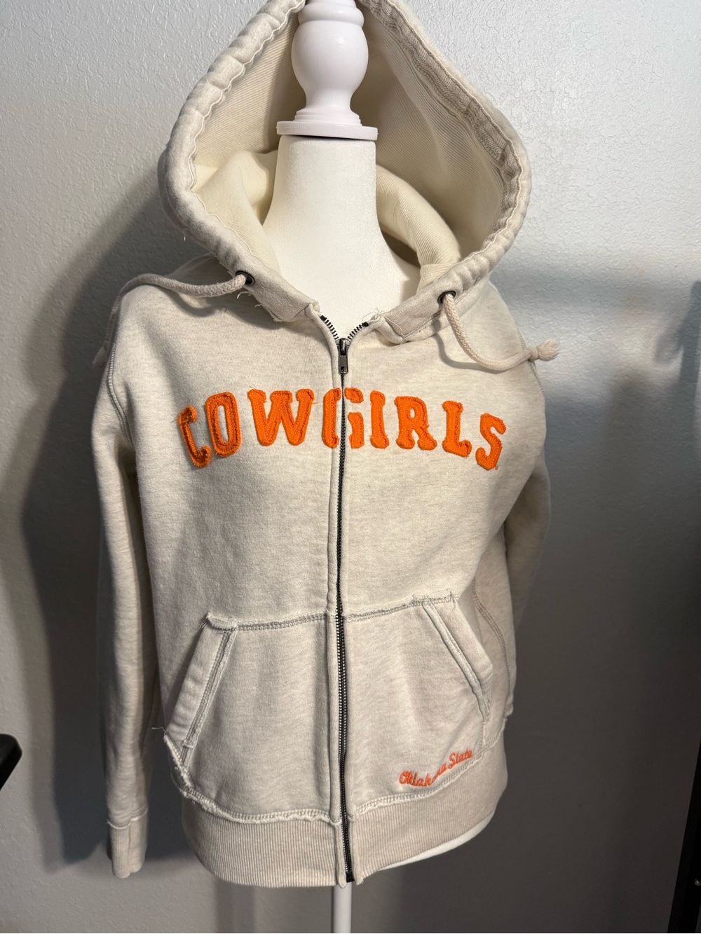 Oklahoma State Cowgirls Zip-Up Hoodie Colosseum Athletics Y2K OSU Cowboys